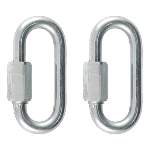 Curt 82903 Quick Link, 5/16 in Trade, 1760 lb Working Load, Steel, Clear Zinc
