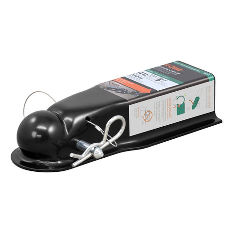 Curt QuickPin Series 25471 No-Latch Trailer Coupler, 3500 lb, 2 in Ball, Powder-Coated