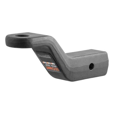Curt 45458 Ball Mount, Cat Class 5, 1-Hole, 2-1/2 in, 1-1/4 in Dia Hitch Ball, Steel, Powder-Coated