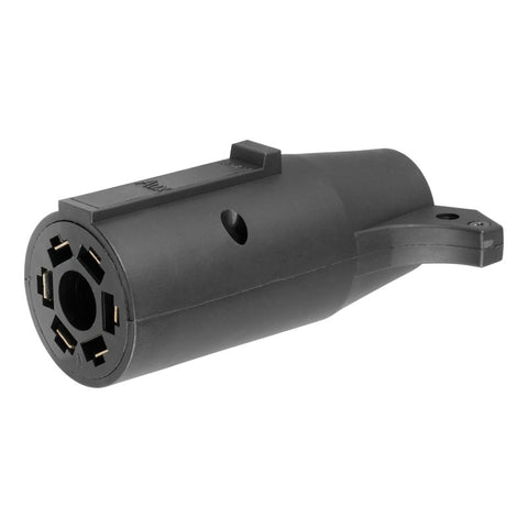 Curt 57261 Trailer Wiring Adapter, 7-Way, Includes: 4-Way Flat, 4-Way Round, 5-Way Flat, 6-Way Round, 7-Way RV Blades