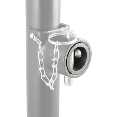 Curt 28942 Swivel Jack Male Pipe-Mount, 5000 lb, Carbon Steel