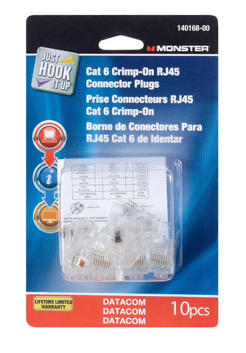 Monster Cable RJ45 Connectors Plugs 10