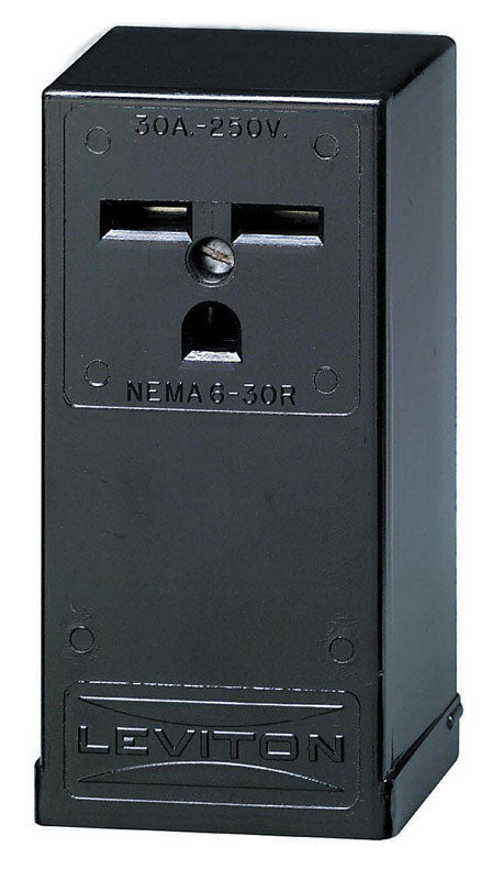Leviton Electrical Receptacle 30 amps 6-30R 250 volts Black