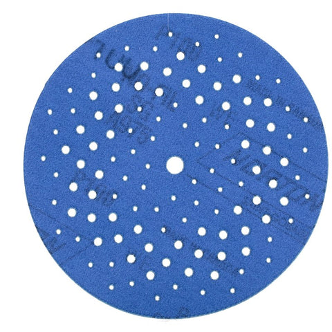 Norton 07660703222 Sanding Disc, 5 in Dia, 11/16 in Arbor, P100 Grit, Medium, Alumina Ceramic Abrasive, Spiral