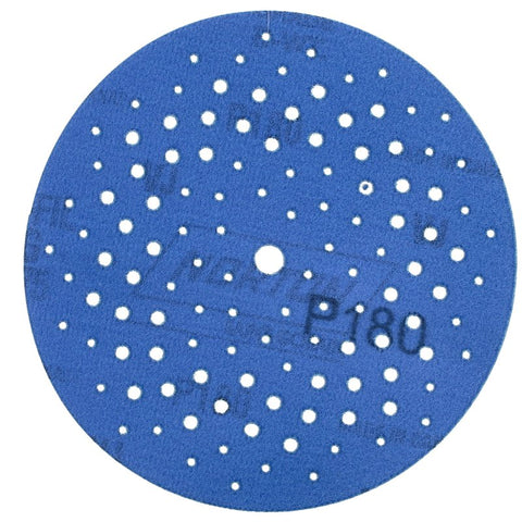 Norton 07660703219 Sanding Disc, 5 in Dia, 11/16 in Arbor, P180 Grit, Fine, Alumina Ceramic Abrasive, Paper Backing