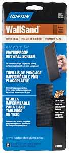 Norton 07660768320 Drywall Sanding Screen, 11-1/4 in L, 4-3/16 in W, 150 Grit, Medium, Paper Abrasive, 2-Sheet