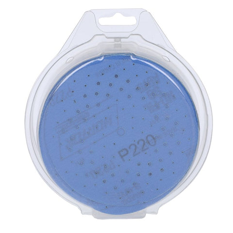 Norton 07660704038 Sanding Disc, 5 in Dia, 11/16 in Arbor, P220 Grit, Very Fine, Alumina Ceramic Abrasive, Spiral