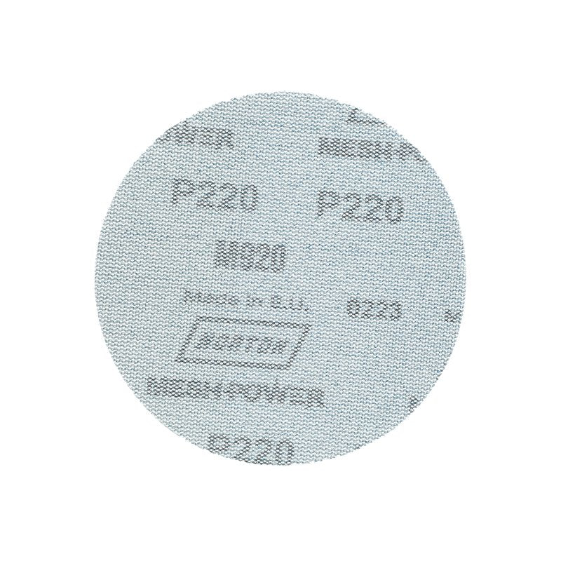 Norton MeshPower Series 68438 Sanding Disc, 5 in Dia, 220 Grit, Fine ...