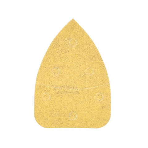 Norton 07660702707 Iron Shape Vacuum Sheet, 3-3/4 in W, 5-7/16 in L, P80 Grit, Coarse, Aluminum Oxide Abrasive