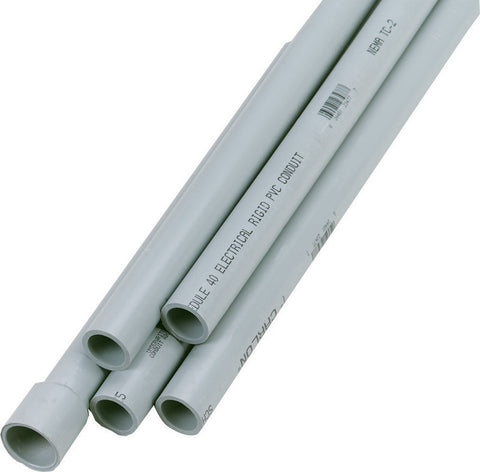 Cantex 1 in. Dia. x 10 ft. L Electrical Conduit Rigid PVC