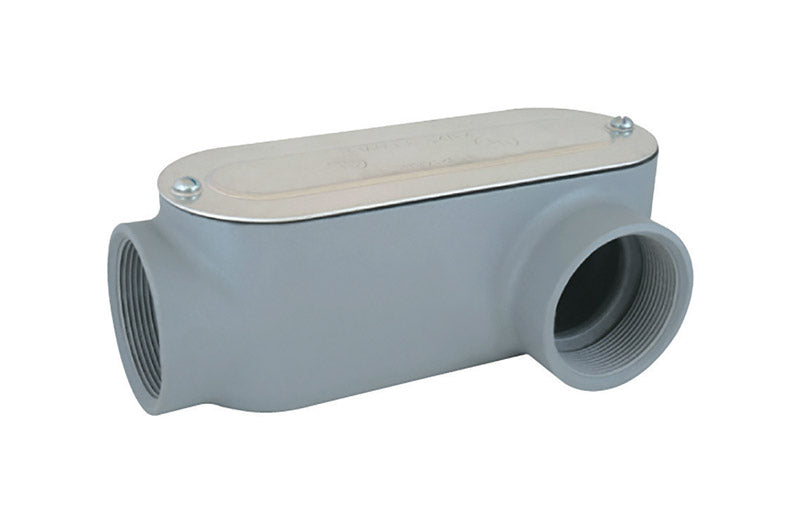 Conduit Shell Sigma 1/2 in. Dia. x 4-7/16 L Conduit Body Die-Cast Aluminum – Shell ...