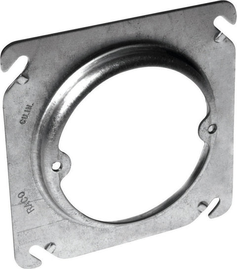 Raco Square Steel Electrical Cover For Light Fixtures Gray