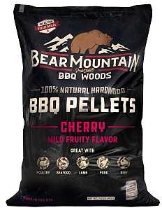Bear Mountain FK13 BBQ Pellet, Cherry, 20 in L, Hardwood, 20 lb Bag