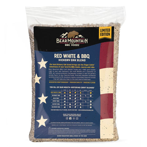 Bear Mountain FK51 BBQ Pellet, Wood, 20 lb Bag