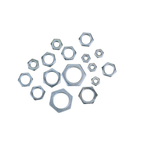 Jandorf Assorted Hex Nuts Steel 16 pk