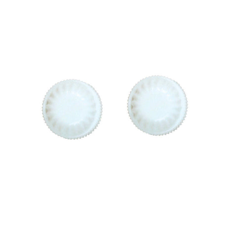Jandorf Lock-Up Caps White 2 pk