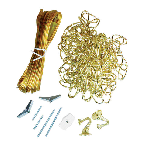 Jandorf Swag Kit Polished Brass 20 and 15 ft. L 1 pk