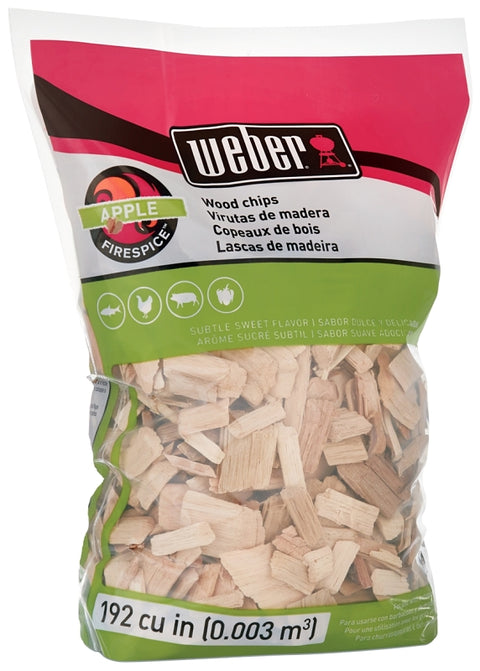 Weber 17138 Series Smoking Chips, Apple, Wood, 192 cu-in Bag