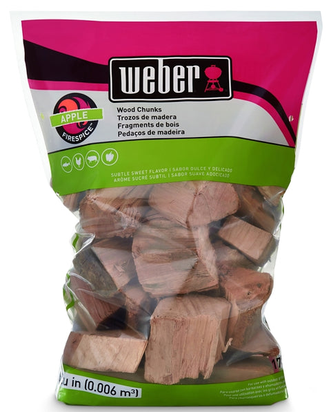 Weber 17139 Series Chunk, Apple, Wood, 350 cu-in Bag