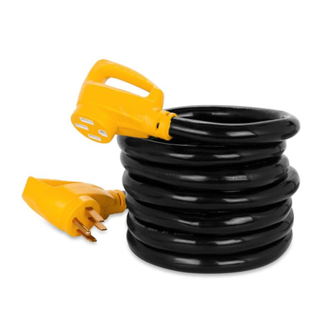 PowerGrip 55194 Extension Cord, 15 ft Cable, Male, Female, Black Jacket
