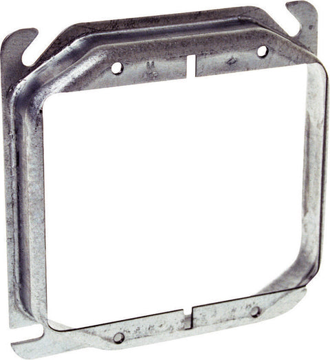 Raco Square Steel 2 gang Electrical Cover For Two Wiring Devices Gray