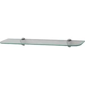 Knape & Vogt KT-0134-624SN Straight Decorative Shelf Kit, 25 lb Capacity, 6 in OAW, 24 in OAH, Satin Nickel