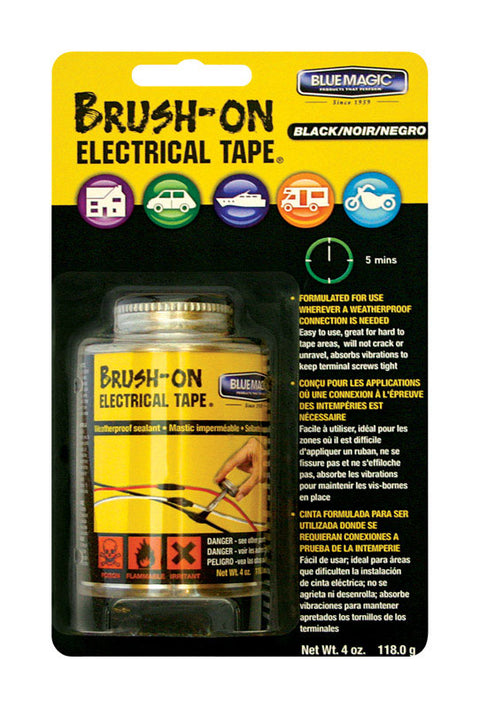 Blue Magic Liquid Brush-On Electrical Tape White