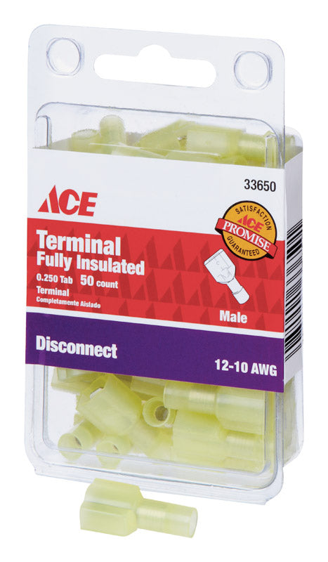 Ace Industrial Male Disconnect Nylon Yellow 50