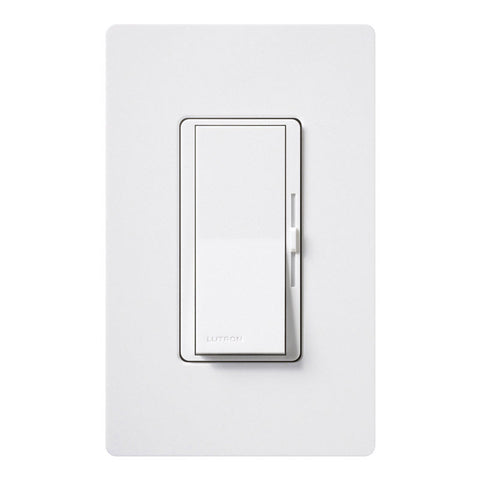 Lutron Diva 1.25 amps 125 watts Three-Way Dimmer Switch White