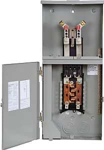 Siemens MC0816B1200CT Meter Combination Load Center, Ring Cover/Lid, 200 A, 8-Space, 4-Jaw, 16-Circuit