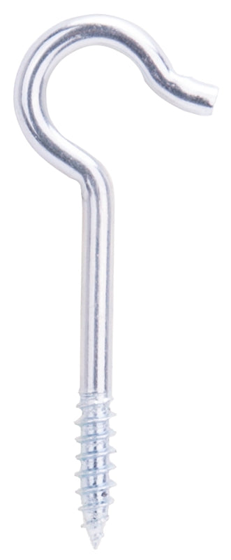 ProSource LR315 Ceiling Hook, 35 lb Working Load, Steel, Silver, Zinc, Pack of 20