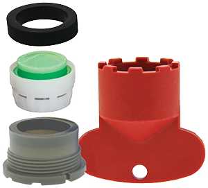 Plumb Pak PP800-223LF Faucet Aerator Male, Plastic, 1.5 gpm
