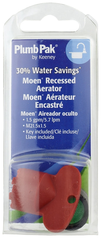 Plumb Pak PP800-224LF Faucet Aerator, Plastic, 1.5 gpm