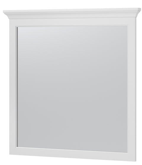 Craft + Main Hollis Series HOWM3232 Framed Mirror, 32 in L, 32 in W, White Frame