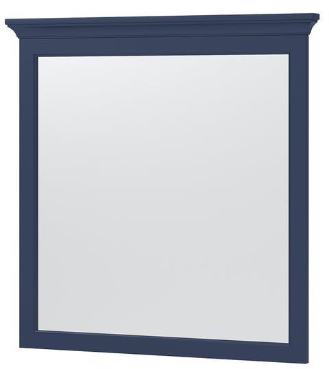 Craft + Main Lawson Series LSBM3232 Framed Mirror, 32 in L, 32 in W, Aegean Blue Frame