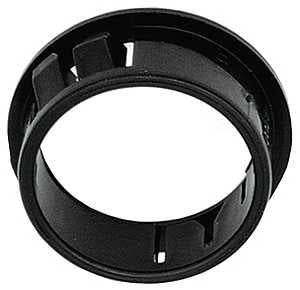 Jandorf 61427 Conduit Bushing, Nylon, Black, 15/16 in Dia Panel Hole, 0.453 in Thick Panel