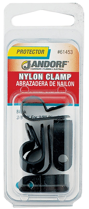 Jandorf 61453 Cable Clamp, Nylon, Black
