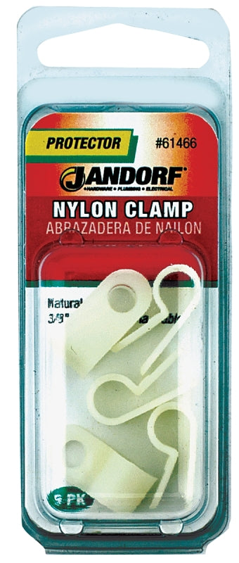 Jandorf 61466 Cable Clamp, Nylon, Natural