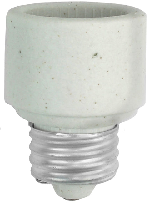 Jandorf 60422 Socket Extender, 660 W, Porcelain, Ivory, Matte