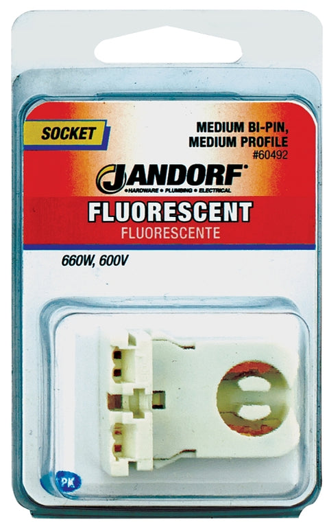 Jandorf 60492 Lamp Socket, 600 V, 660 W