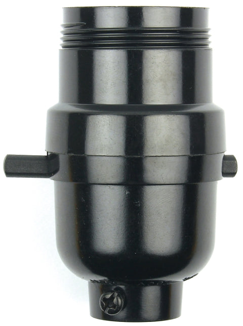 Jandorf 60535 Lamp Socket, 250 V, 660 W, Phenolic Housing Material, Black