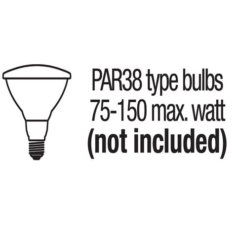 Sigma Engineered Solutions Weathered Bronze Bronze Plug In 150 W LED Spike Light Lampholder 1 pk