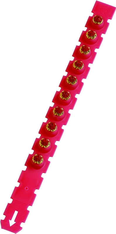Ramset C5RS27 Powder Actuated Load Strip, Power Level: 5, Red Code, 10-Load, 0.27 in Dia, 1-1/2 in L, Pack of 6