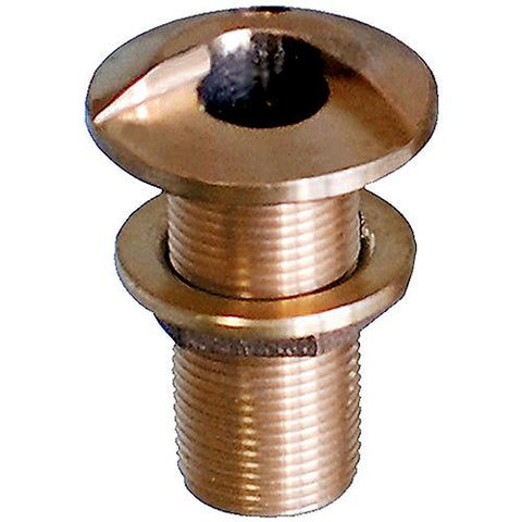 Groco HSTH Bronze High Speed Standard Length Thru-Hull w/Nut 2″
