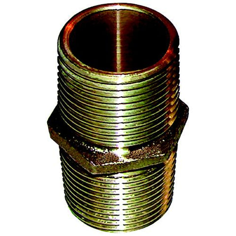 Groco PN2000 Bronze Pipe Nipple, 2″ NPT