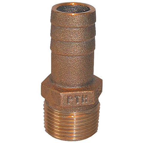 Groco PTH Bronze Standard Flow Pipe-To-Hose Adapter With NPT Thread