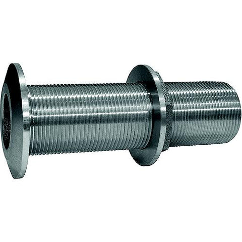 Groco THXL1000WS Stainless Steel Extra Long Thru-Hull Fittings, 1″
