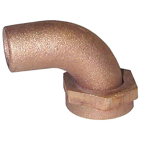 Groco TPC1500 Bronze Tail Piece 90°, NPS Thread