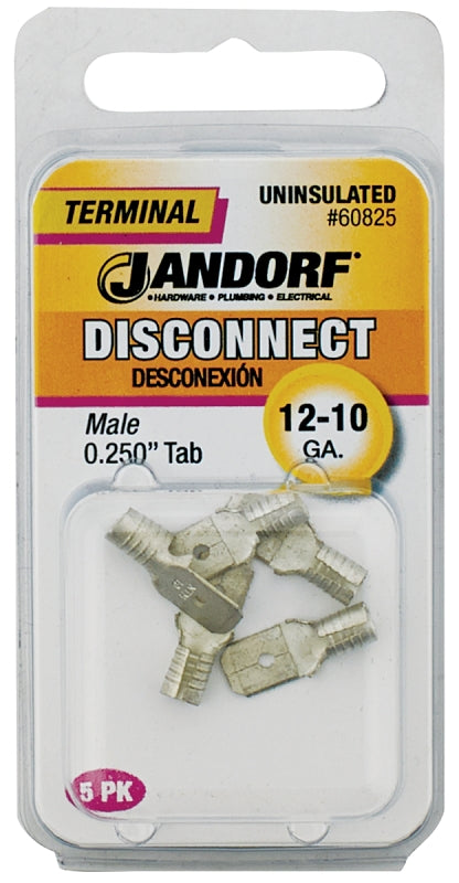 Jandorf 60825 Disconnect Terminal, 12 to 10 AWG Wire, Copper Contact ...