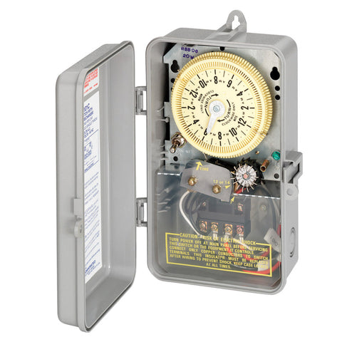 Intermatic Outdoor Pool Sprinkler Irrigation Timer 25 amps 208/277 volts Gray